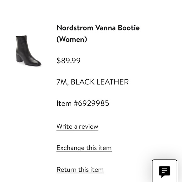 Nordstrom Vanna Bootie Sold out genuine leather boot - Picture 7 of 7
